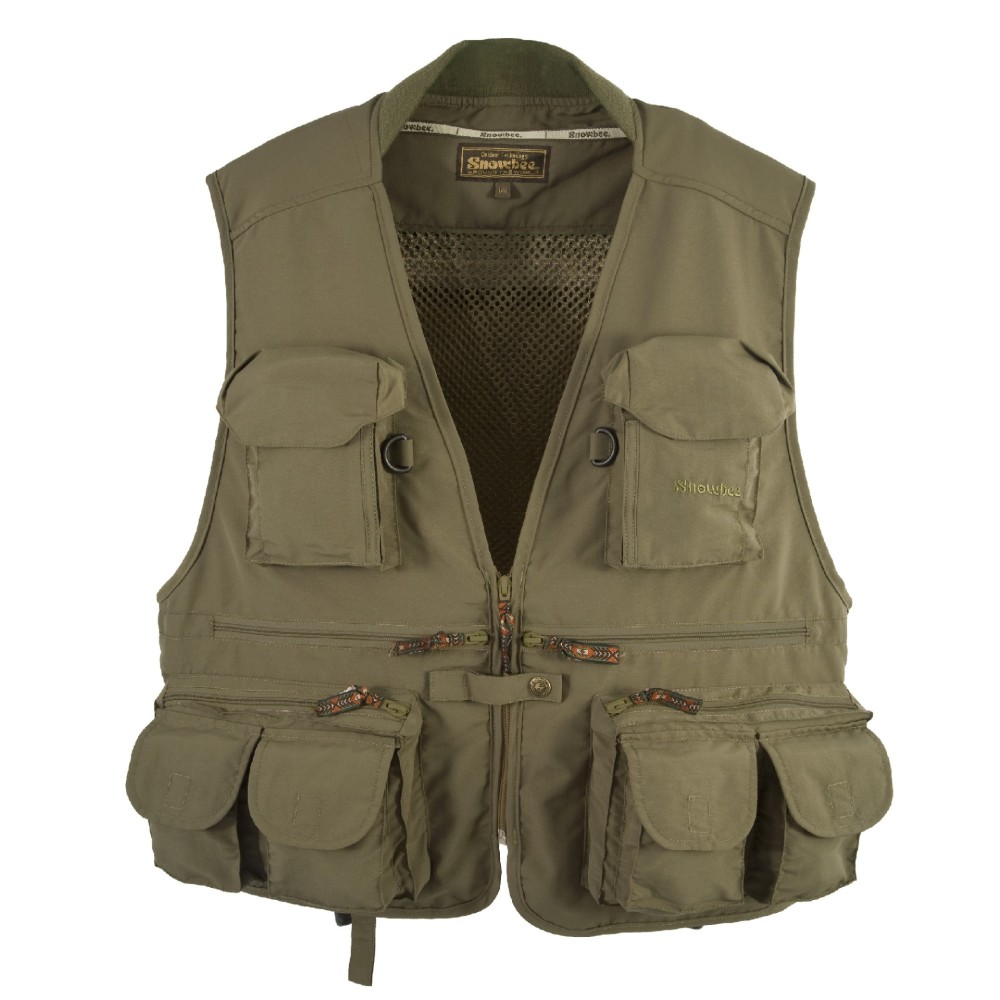 Classic Snowbee fishing vest Troutflies UK